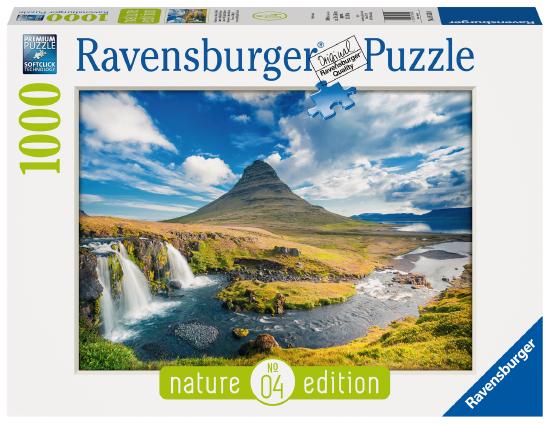 Produktbild des Puzzles: Wasserfall von Kirkjufell, Island. Artikelnummer 19539.