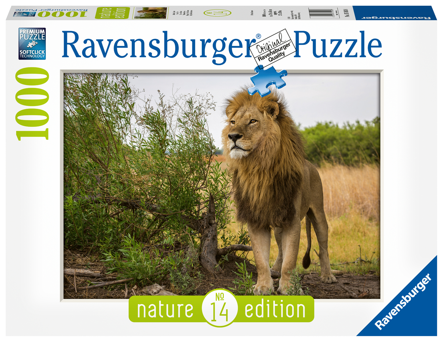 Produktbild des Puzzles: Stolzer Löwe. Artikelnummer 15160.