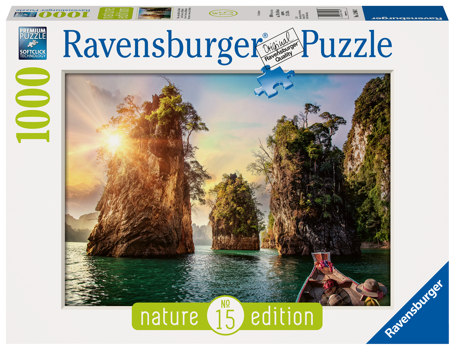 Produktbild des Puzzles: Three Rocks in Cheow, Thailand. Artikelnummer 13968.