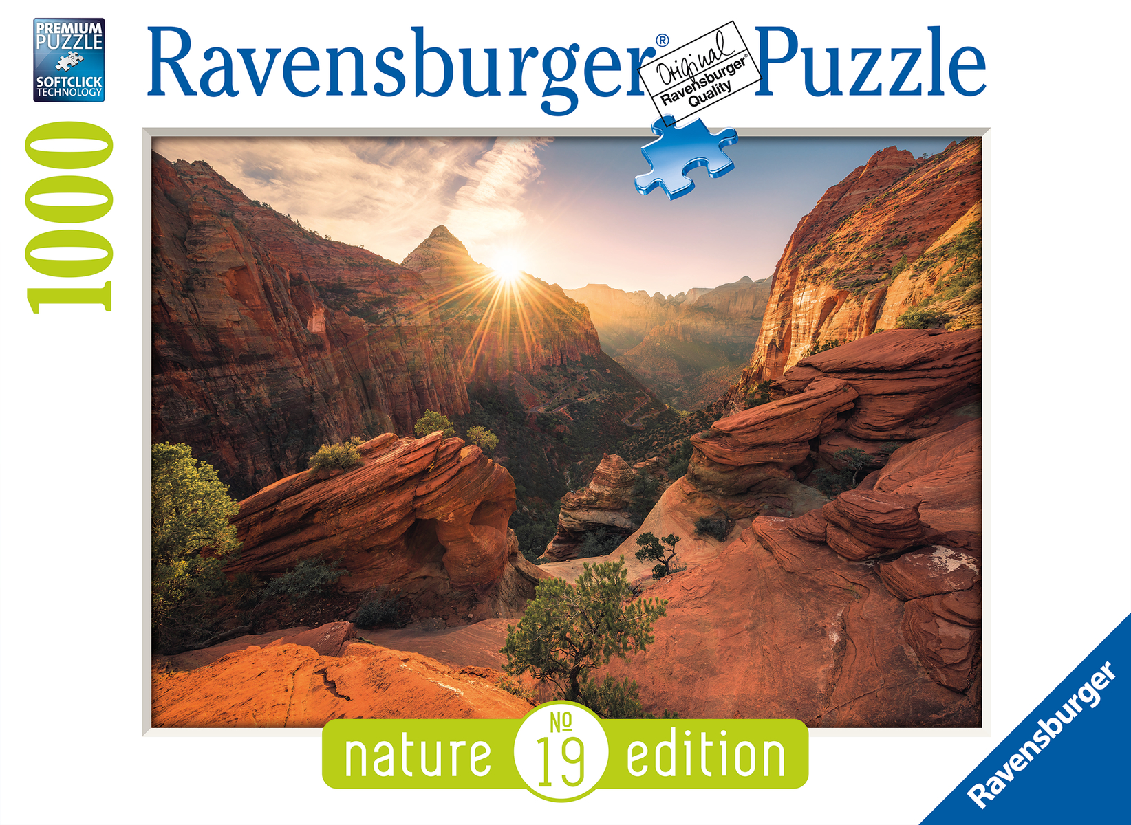 Produktbild des Puzzles: Zion Canyon, USA. Artikelnummer 16754.