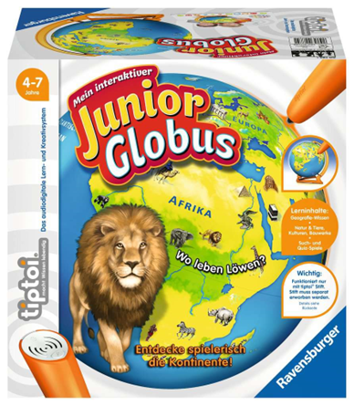Produktbild des tiptoi Artikels Mein interaktiver Junior Globus mit der Artikelnummer 00785