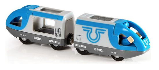 Produktbild vom Zug: Blauer Reisezug. Artikelnummer 33506.