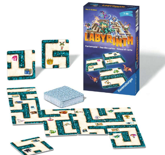 Produktbild des Spiels: Labyrinth - Das Kartenspiel. Artikelnummer 20849.