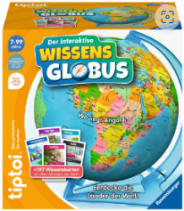 Produktbild des tiptoi Artikels Der interaktive Wissens-Globus mit der Artikelnummer 00107