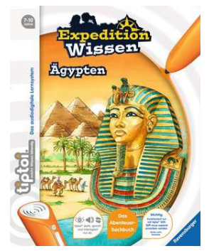 Produktbild des tiptoi Buches Ägypten mit der Artikelnummer 55400. Bitte hier klicken für den Audiodatei-Download.