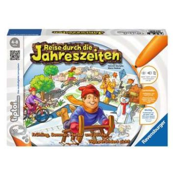 Produtkbild des tiptoi Spiels: Reise durch die Jahreszeiten. Artikelnummer 00514. Bitte hier klicken für den Audiodatei-Download.