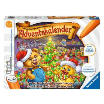 Produktbild des tiptoi Adventskalendera Die Weihnachtswerkstatt mit der Artikelnummer 00840