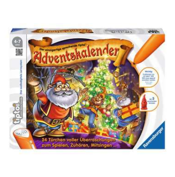 Produktbild des tiptoi Adventskalender Weihnachtswichtel mit der Artikelnummer 00715