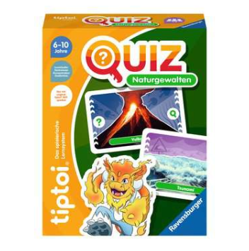 Produktbild des tiptoi Quiz Naturgewalten. Artikelnummer 00167. Bitte hier klicken für den Audiodatei-Download.