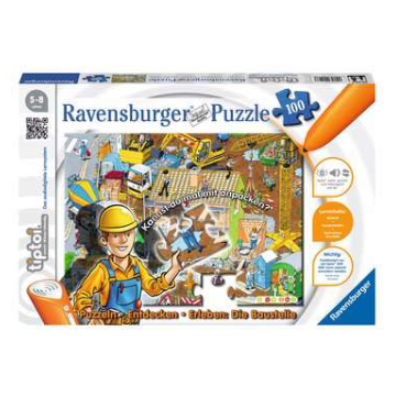 Produktbild des tiptoi Artikels Puzzeln Entdecken Erleben: Die Baustelle mit der Artikelnummer 00517