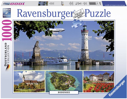 Produktbild des Puzzles Bodensee. Artikelnummer 19460.