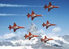 Produktbild des Puzzles: Patrouille Suisse. Artikelnummer 88973.