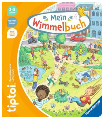 Produktbild des tiptoi Artikels Mein Wimmelbuch mit der Artikelnummer 49279. Bitte hier klicken für den Audiodatei-Download