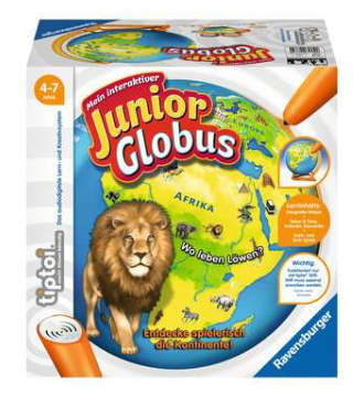 Produktbild des tiptoi Artikels Mein interaktiver Junior Globus mit der Artikelnummer 00785
