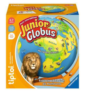 Produktbild des tiptoi Artikels Mein interaktiver Junior Globus mit der Artikelnummer 00115