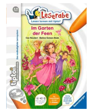 Produktbild des tiptoi Buches Im Garten der Feen mit der Artikelnummer 38593. Bitte hier klicken für den Audiodatei-Download.