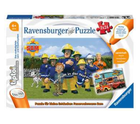 Produktbild des tiptoi Artikels Puzzle für kleine Entdecker: Feuerwehrmann Sam mit der Artikelnummer 00046