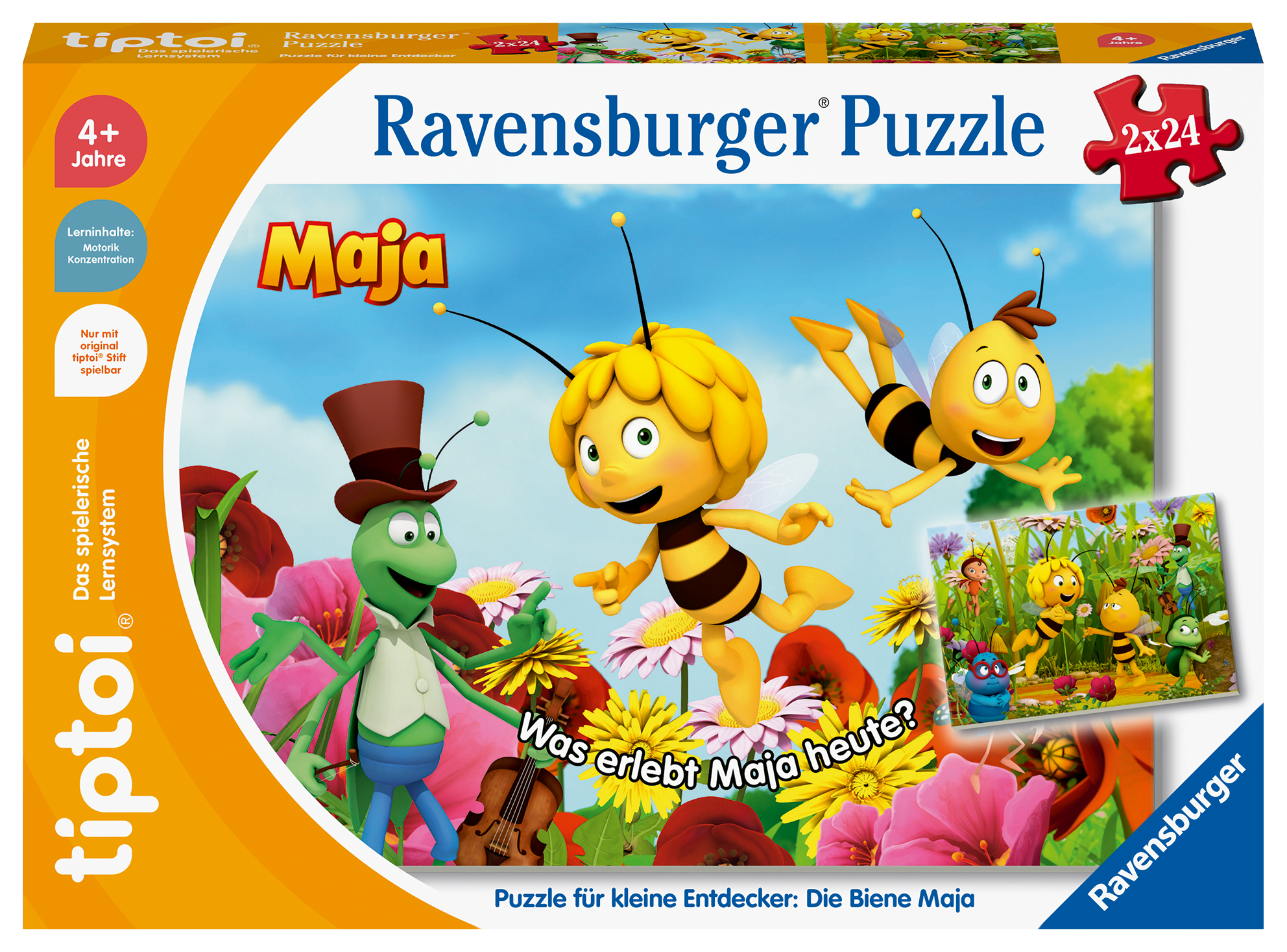 Produktbild des tiptoi Artikels Puzzle für kleine Entdecker: Die Biene Maja mit der Artikelnummer 00141