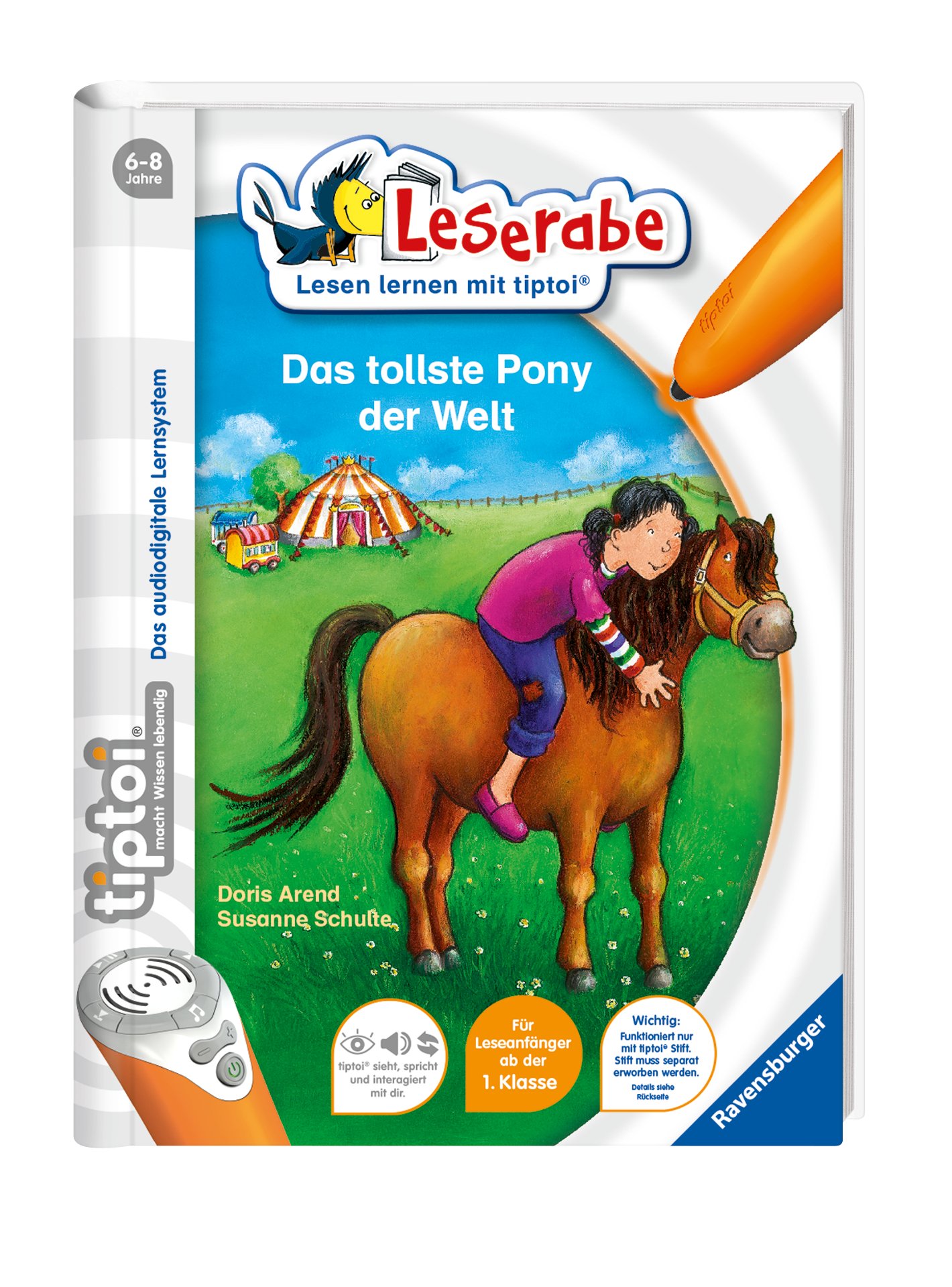 Produktbild des tiptoi Buches Das tollste Pony der Welt mit der Artikelnummer 38589. Bitte hier klicken für den Audiodatei-Download.