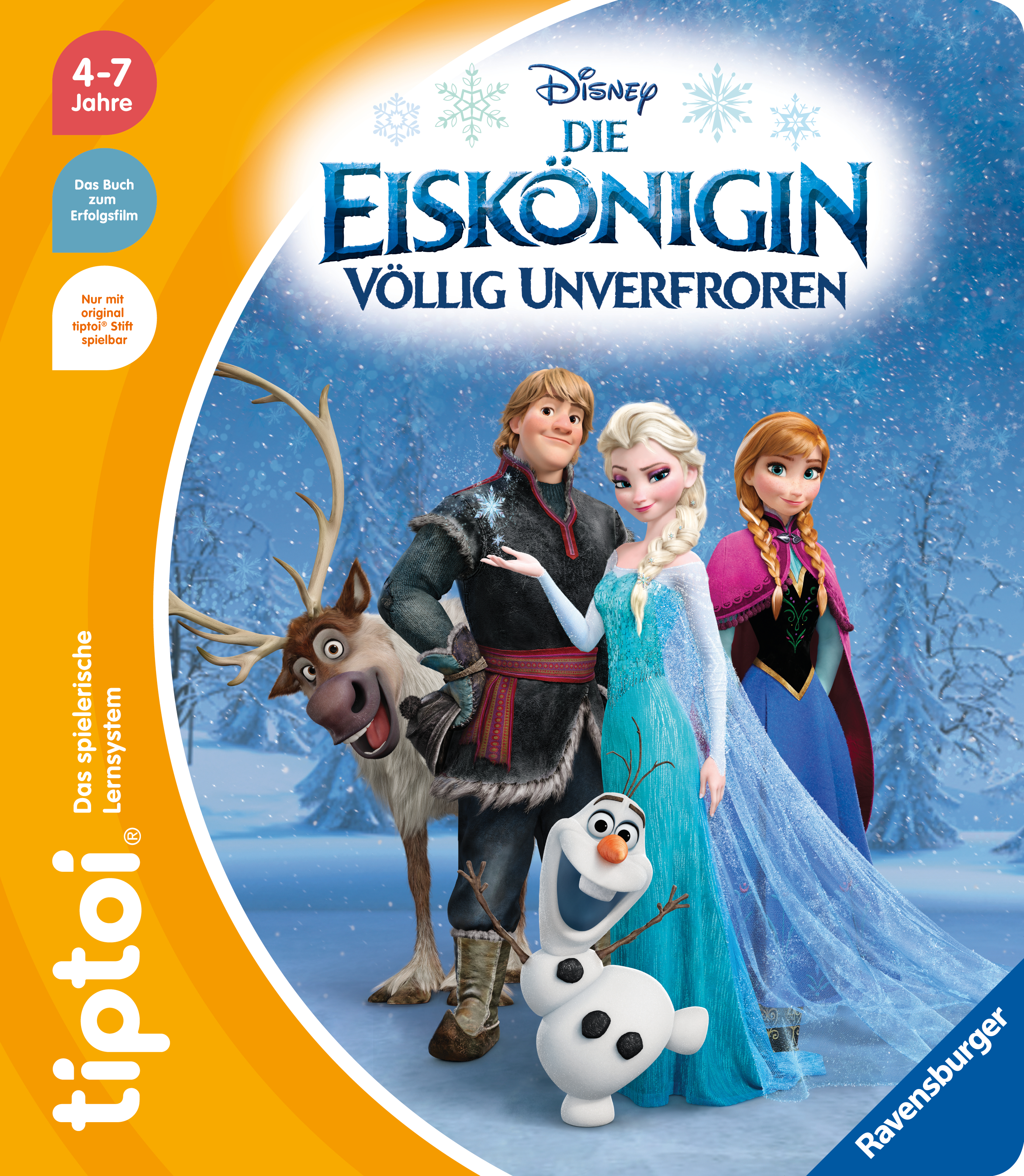 Produktbild des tiptoi Buches Disney Die Eiskönigin - Völlig unverfroren 4926. Bitte hier klicken für den Audiodatei-Download.