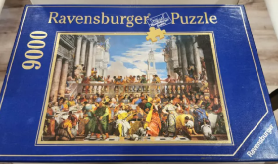 Produktbild des Puzzles - Hochzeit zu Kanaa. Artikelnummer 17804. 9000 Teile.