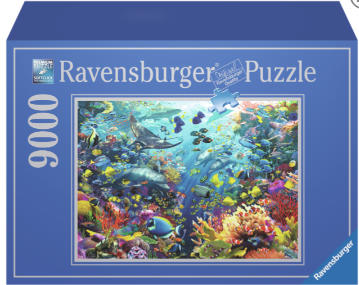 Produktbild des Puzzles - Unterwasserparadies. Artikelnummer 17807. 9000 Teile.
