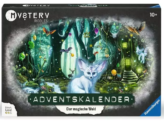 Produktbild des Mystery Adventskalenders - Der magische Wald, 2024. Artikelnummer 23627.