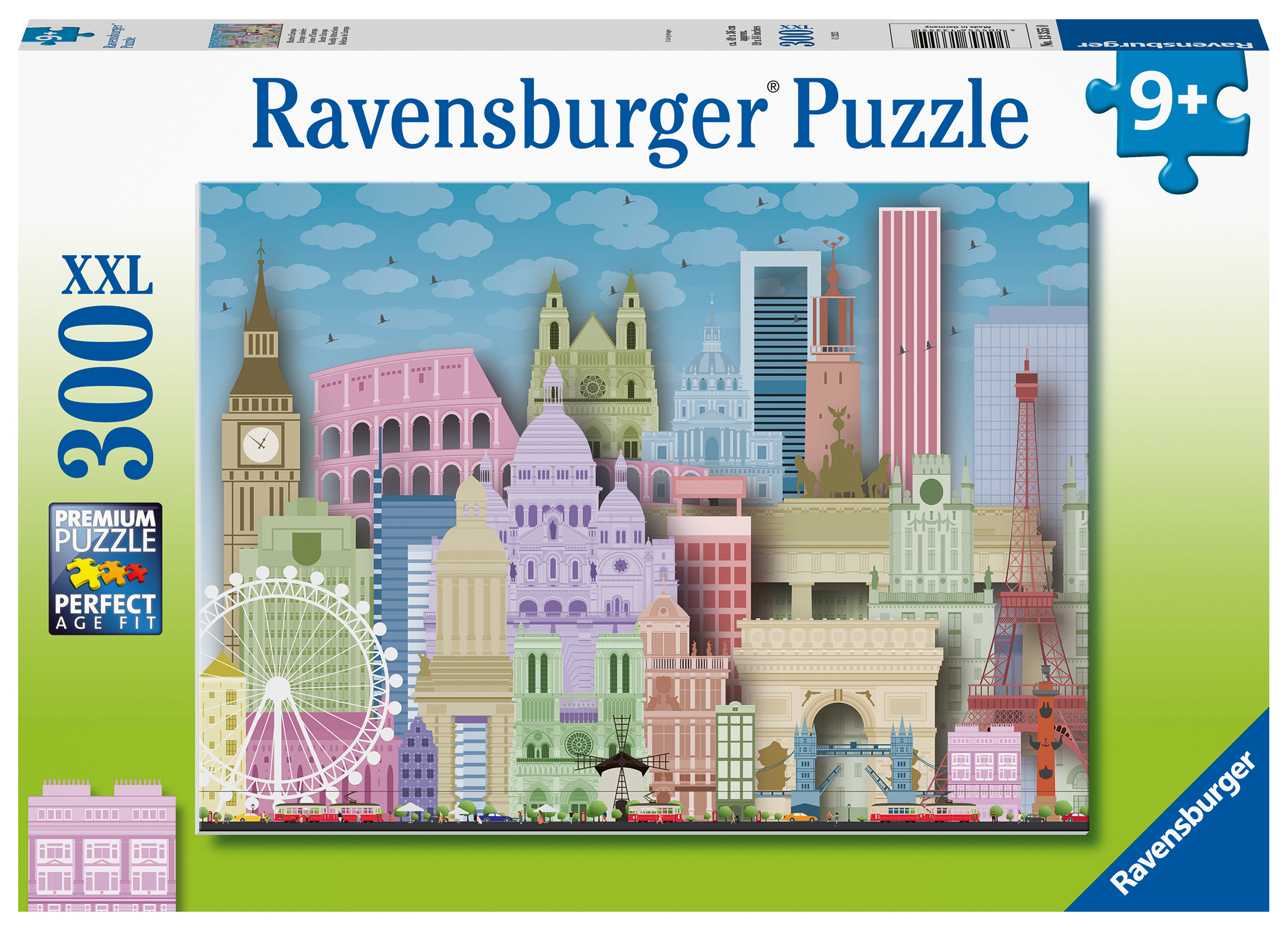 Produktbild des Puzzels: Buntes Europa. Artikelnummer 13355.