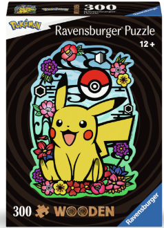 Produktbild des Holzpuzzles: Pikachu. Artikelnummer 12000761.
