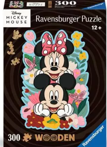Produktbild des Holzpuzzles: Disney Mickey & Minnie. Artikelnummer 12000762.