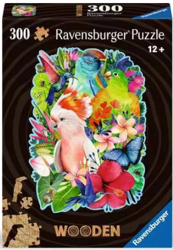 Produktbild des Holzpuzzles: Exotische Vögel. Artikelnummer 12000760.