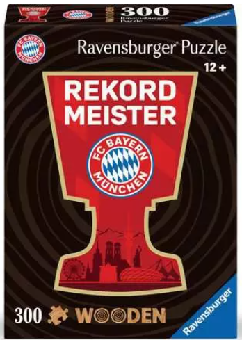Produktbild des Holzpuzzles: FC Bayern München. Artikelnummer 12001342.
