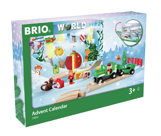 Produktbild Brio Adventskalender 2019. Artikelnummer 33814.