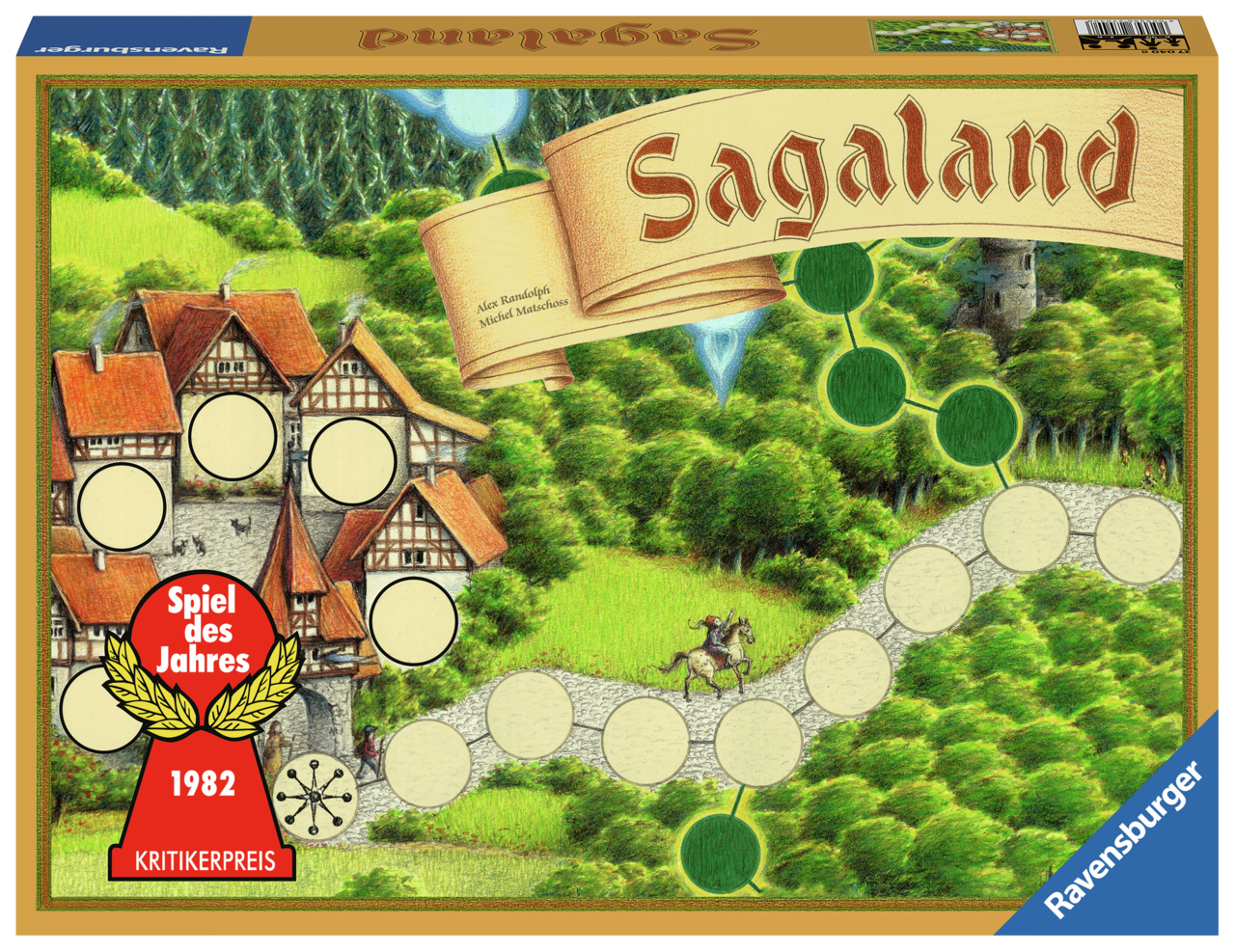 Produktbild des Spiels: Sagaland Jubiläums-Ausgabe. Artikelnummer 27040.