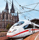 Abbildung des Motivs: ICE der deutschen Bahn.