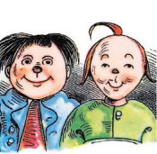 Abbildung des Motivs: Max und Moritz von Wilhelm Busch. 