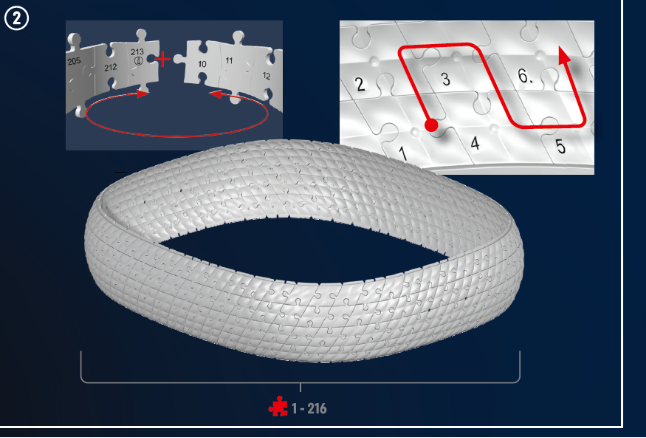 Anleitung zur Zusammenstellung der Iconics 3 D Arena mit Licht. Artikelnummer 120080336.