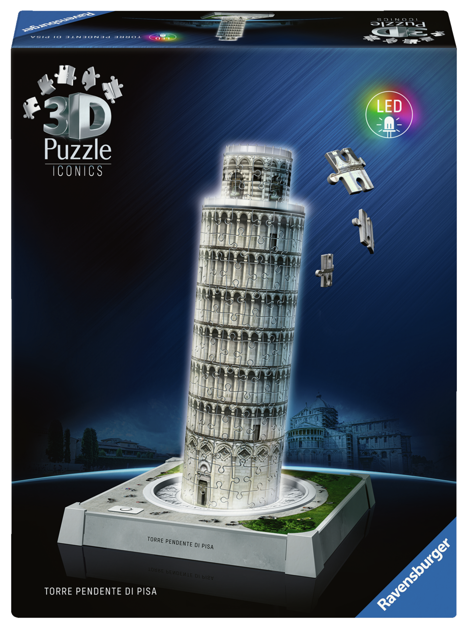 Produktbild des 3D Puzzles Iconic Schiefer Turm von Pisa mit der Artikelnummer 12008028.