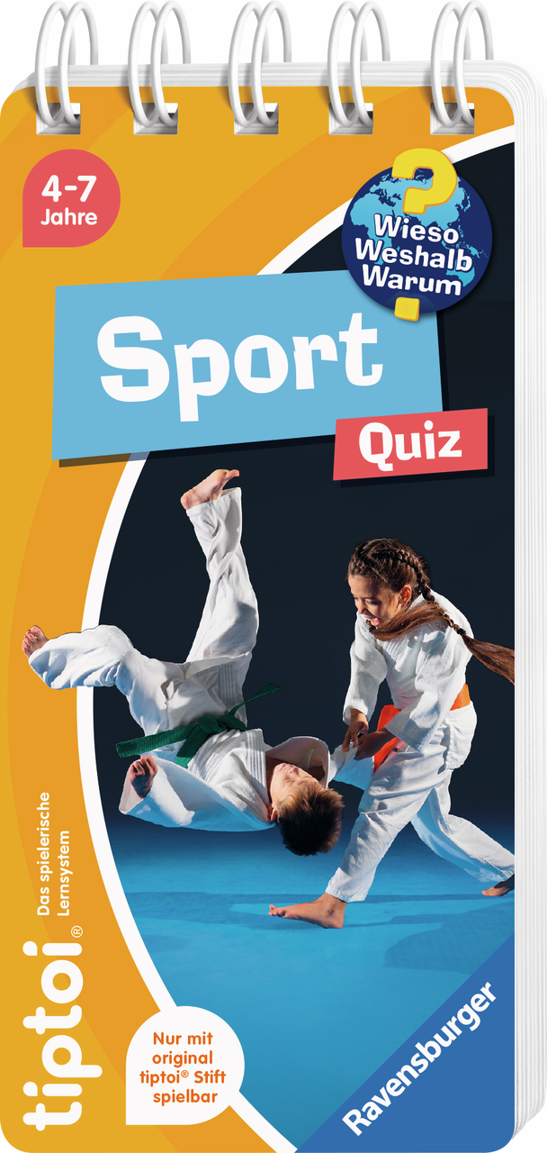 Produkbild vom tiptoi Wieso? Weshalb? Warum? Quiz - Sport. Artikelnummer 49314.
