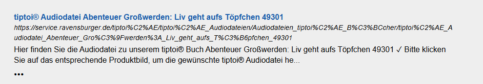 Ansicht des Links zur Audiodatei: Liv geht aufs T&ouml;pfchen