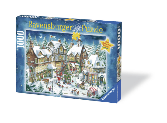 Produktbild des Puzzles: Weihnachtsdorf. Artikelnummer 15477.