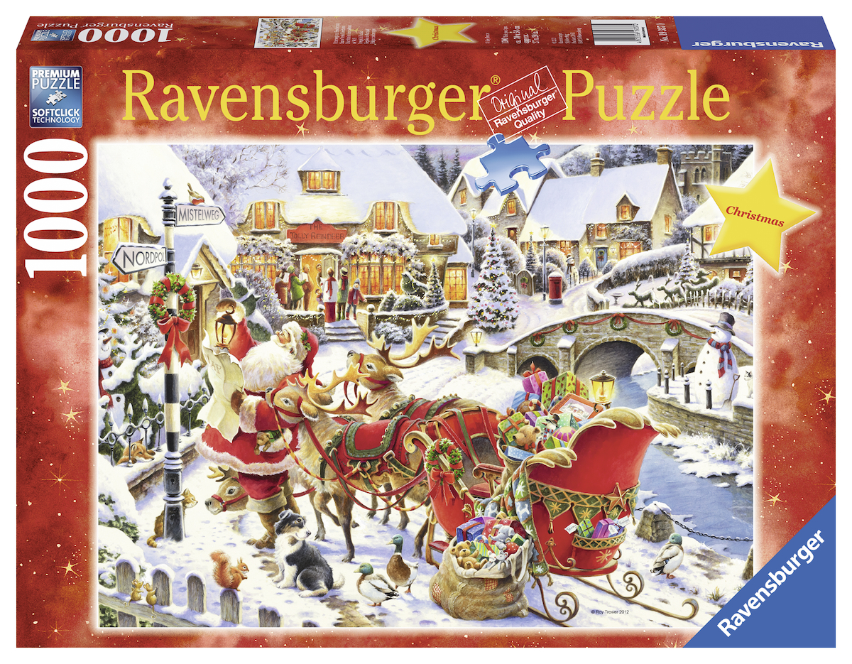 Produktbild des Puzzles: Unterwegs zur Bescherung. Artikelnummer 19337.