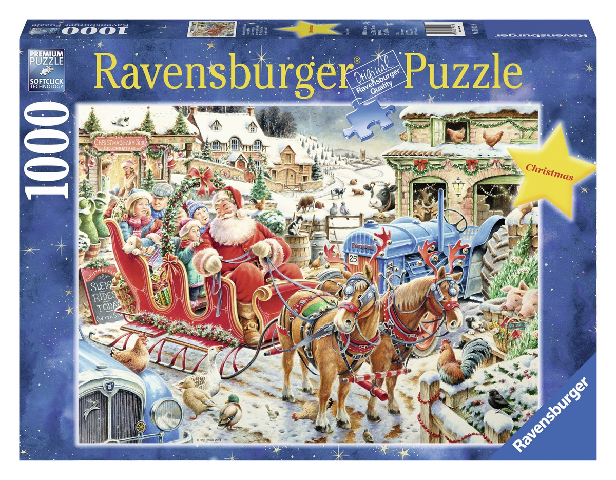 Produktbild des Puzzles: Weihnachten auf dem Land. Artikelnummer 19021.
