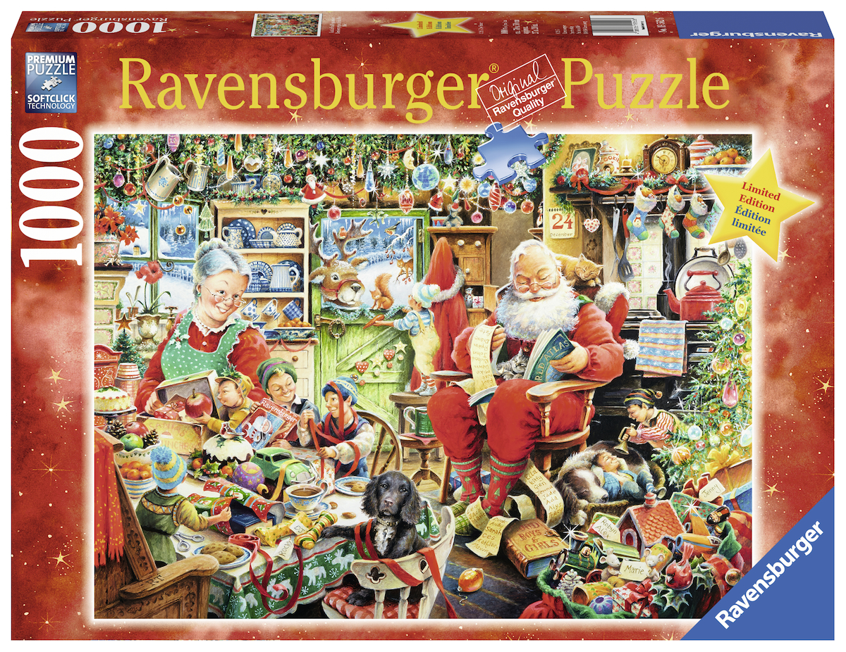 Produktbild des Puzzles: Letzte Weihnachtsvorbereitungen. Artikelnummer 19562.