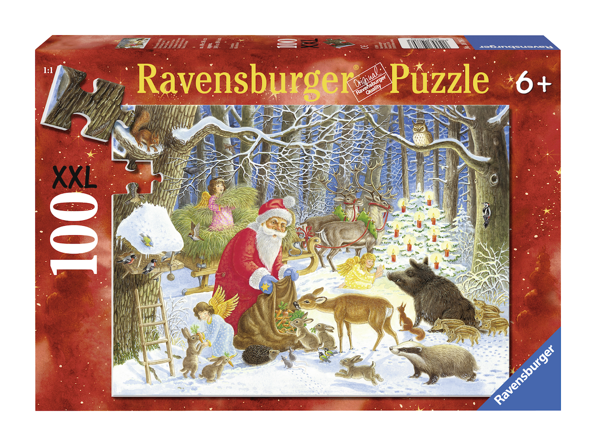 Produktbild des Puzzles: Weihnachten im Wald. Artikelnummer 10780.