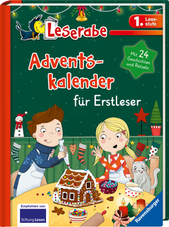 Produktbild des Leserabe Adventskalenders für Erstleser von 2020. Artikelnummer 36172.