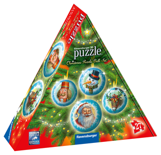 Produktbild des 3D Puzzles: Christmas-Puzzle-Ball-Set. Artikelnummer 11678.