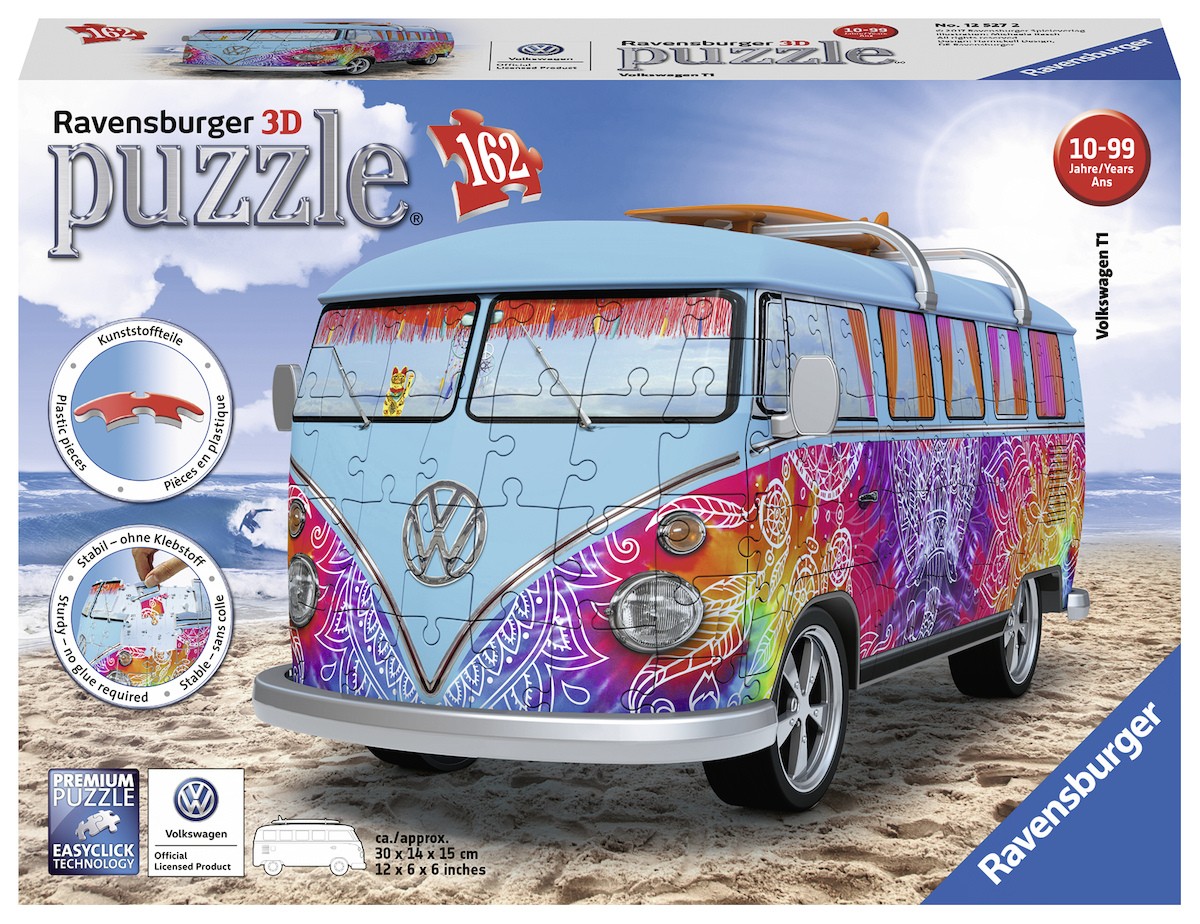 Produktbild des 3D Puzzles: Volkswagen T1. Artikelnummer 12527.